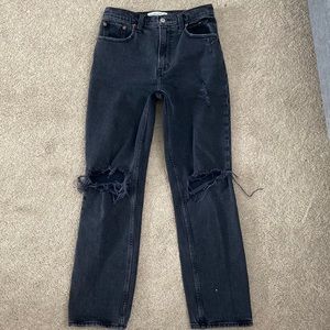 Abercrombie & Fitch Ultra High Rise 90’s Straight Jeans